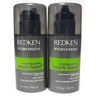 Redken pasta moldeable trabajo duro para los hombres, 3,4 oz (Pack de 2)