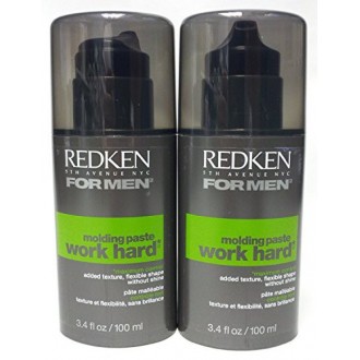 Redken pasta moldeable trabajo duro para los hombres, 3,4 oz (Pack de 2)