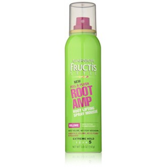 Garnier Fructis Style Hair Care completa y felpa Root Raíz de elevación Amp en spray mousse, de 5 onzas