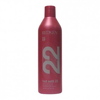 Redken Hots Sets 22 Thermal Setting Mist for Unisex, 16.9 Ounce