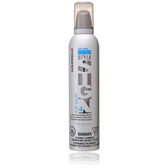 Goldwell Estilo Muestra 4 del Top azote del volumen ultra fuerte Mousse para unisex, 10.3 onza