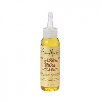 SheaMoisture Jamaican Noir Castor Oil Renforcer, grandir et restauration Sérum cheveux, 2 Ounce