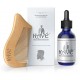 Beard Oil for Men de Kave - Favorise la croissance, Adoucit Barbe, Arrête Démangeaisons - 100% naturel - Free Bonus Peigne