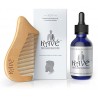 Barba de aceite para Hombres de Kave - Para promover el crecimiento, Suaviza la barba, detiene la comezón - 100% Natural - peine
