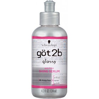 Got2B Glossy Anti-Frizz Shine Hair Serum, 4.2 Ounce (Pack of 2)