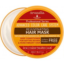 Rejuvenating Hair Mask and Deep Conditioner For Color Treated Hair with Argan Oil and Macadamia Oil By Arvazallia - Sulfate