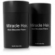 Miracle Hair PREMIUM All Natural Hair Building Fibers - Instantly Creates Thicker Looking Hair! (50g) 150 Day Supply: BLACK