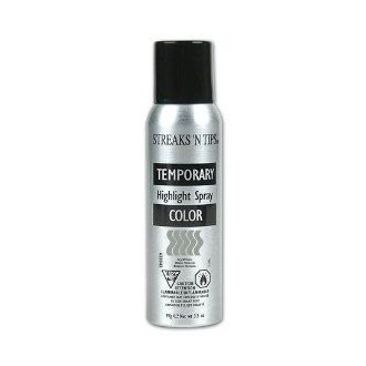 Icy White color temporal 3,5 oz spray Resalte (paquete de 6)