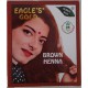 4 Cajas (10 gm X 6pcs) Oro de Eagle - Marrón Color de cabello Henna / tinte del color del polvo unisex (Brown)