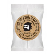 Castaño oscuro orgánica y natural de la barba del tinte