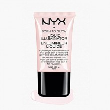 NYX Cosmetics Born to Liquid Glow Iluminador, Rayo de sol, 0,6 onza