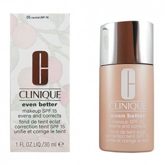 Clinique Even Better Maquillaje SPF 15 de secado para el Combinación piel grasa, Neutral, 1 onza