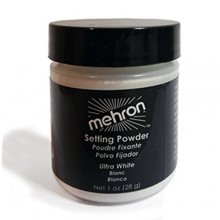Mehron - UltraFine polvo de fijación - Ultra blanca - 1 oz