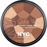Mosaico de la rueda de color de Nueva York Polvo facial, Todo resplandor sobre bronce, 0,32 onza