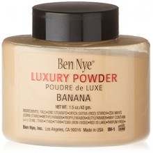 Polvo facial Ben Nye plátano lujo 1,5 oz / 42 g de maquillaje Kim Kardashian Resalte