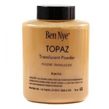 Ben Nye Topaz del polvo de cara de la coctelera de la botella - 3 oz de gran tamaño