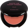 Muéstreme sus mejillas Powder Blush (libre de parabenos y crueldad) - melocotón rosado Peso Neto. 5 g / 0,18 oz