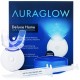 AuraGlow dientes kit de blanqueamiento, luz del LED, el 35% de peróxido de carbamida, (2) de 5 ml Gel jeringas, la bandeja y la 