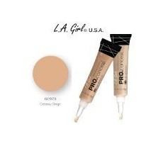LA Girl Pro HD 973 Conceal cremoso beige (paquete de 2)