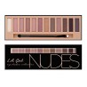 LA Girl Beauty ladrillo de sombra de ojos, Desnudos, 0,42 onza