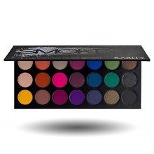 21 Highly Pigmented Professional Eyeshadow Palette Eye Shadow Makeup Kit Set Pro Palette High-end Formula (Smokey)