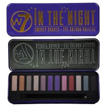 W7 - "en la noche" Smokey Sombras de ojos - Paleta de colores 12 en 1 la gama de colores
