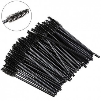 yueton Paquet de 100 Disposable Cils Pinceaux Mascara Wands Applicateur