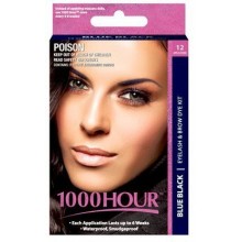 1000 Hour Eyelash & Brow Dye / Tint Kit Permanent Mascara (Blue-Black)