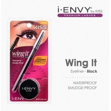 j'envie de Kiss Wing il Gel Eyeliner avec Stencil - Noir