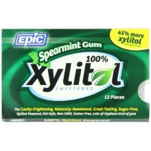 Épica Dental 100% de xilitol goma endulzada, menta verde, 12 Count (paquete de 12)