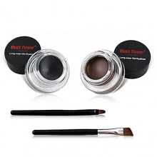 Ucanbe 2 in 1 Brown and Black Waterproof Gel Eyeliner Set by Ucanbe