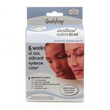 Godefroy Instant Eyebrow Tint Permanent Eyebrow Color Kit, Medium Brown-1 kit
