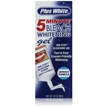 Plus White 5 Minute Bleach Whitening Gel, 3.0 Ounce