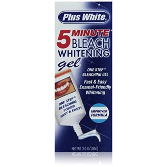 Plus White 5 Minute Bleach Whitening Gel, 3.0 Ounce