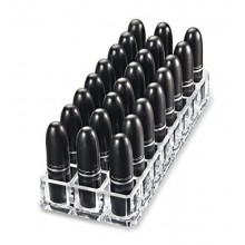 Organización byAlegory belleza superior del lápiz labial de acrílico Organizador y belleza recipiente 24 Espacio de almacenamien