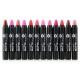 12pc Nabi Cosmetics Professional Selected MATTE Lip Color Lipstick Set de 12 Shades