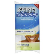 Shine Blanqueamiento Blanqueamiento de dientes Kit Bundle con 2 de 5 cc jeringas y 2 bandejas de la boca