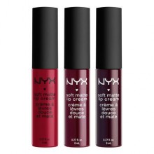 NYX Cosmetics Soft Mate Lip Cream Set 4 (Monte Carlo, Copenhague, y Transilvania)