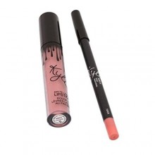 Foru Delineador de labios, maquillaje de herramientas Mate Liquid Lip Liner Lápiz labial y brillo de labios del kit