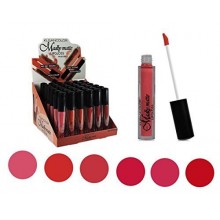 Set of 6 Colors Madly MATTE Lipgloss Bold & Vivid Color Matte Lipgloss Set 3