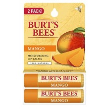 Las abejas de Burt 100% Natural Moisturizing Crema de cacao, mango, 2 tubos en la caja de la ampolla