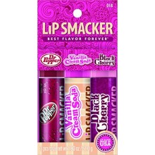 Lip Smacker Biggy Flashback Favoris Flavor Lip Gloss Trio Collection, 3 Count