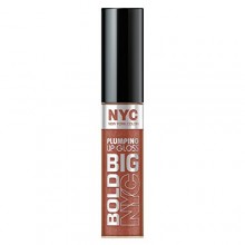 N.Y.C. New York Color Big Bold Plumping and Shine Lip Gloss, Extra Large Latte, 0.39 Fluid Ounce