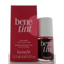 Benefit Cosmetics Beneficio Benetint Bene Tinte - Rose Tinted Lip y las manchas de la mejilla