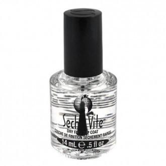 2 BOTTLES Seche Vite Dry Fast Top Coat .5 oz PROFESSIONAL Clear High Gloss 83005