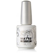 Gelish Tremper Matte Top It Off Sealer Gel Vernis à ongles, 0,5 Ounce