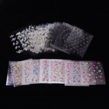 New 50 Sheets 3D Design Nail Art Sticker Tip Decal Manicure