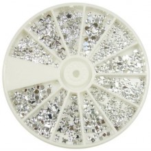 Luna de plata del Rhinestone Paquete de 1200 Crystal premium calidad de piedras preciosas por Evermarket