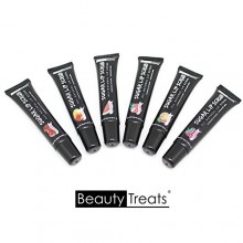 Beauty Treats all natural Sugar Lip Scrub Tube Set of 6 Flavors