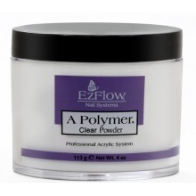 EZ Flow A Polymer False Nails, Clear, 4 Ounce